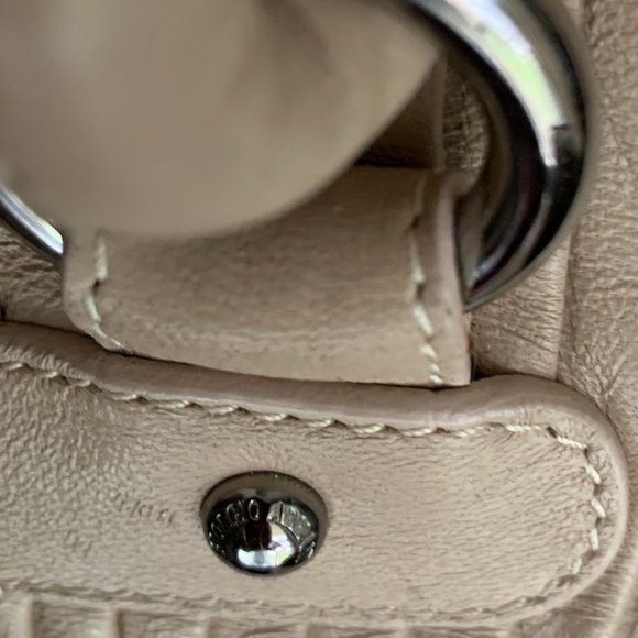 Giorgio Armani Pleated Leather Handbag - Picture 11 of 16